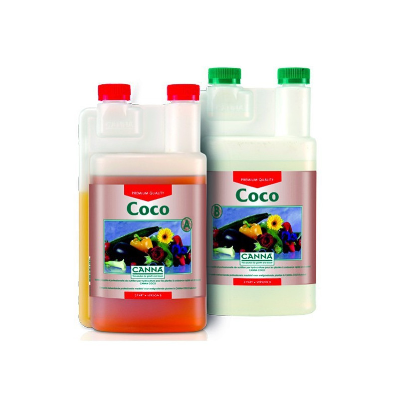 Canna Coco A And B (2 X) 1 L - Fertilizer Canna - Indoor Discount