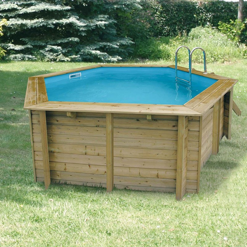 octagon shaped swimming pool