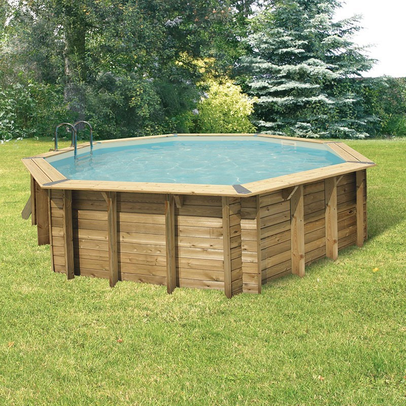 octagon shaped swimming pool