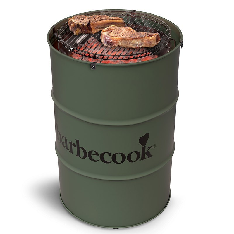Toeschouwer altijd Hertog Edson Military Green Charcoal Barbecue - Barbecook