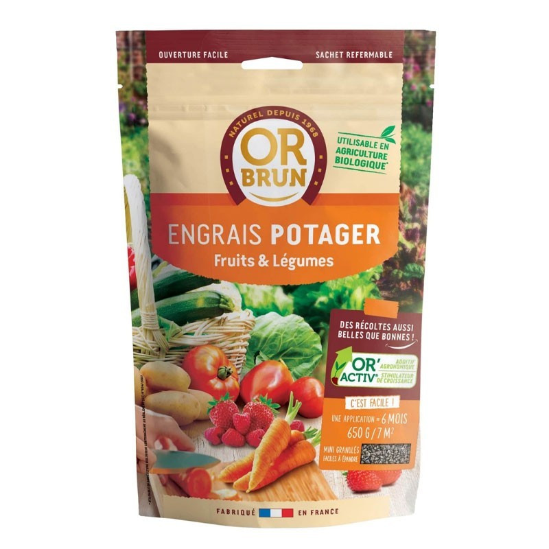 Engrais Potager 650g - Or Brun